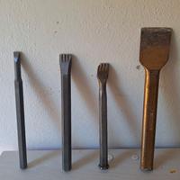 scalpelli in widia e scalpelli in  acciaio duro 