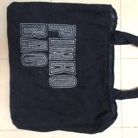 Pinko Bag nera velluto a coste 