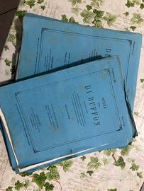 Riviste con litografie originali del poeta buffon