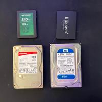 SSD/HDD 125gb 250gb 1tb