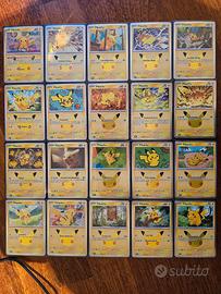 Carte pokemon Pikachu 30 anniversario