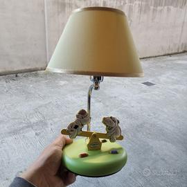 Abajour in argento per cameretta