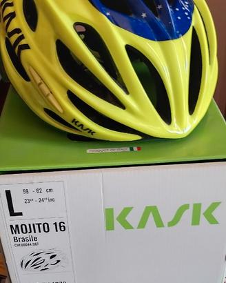 Casco KASK MOJITO 16 LIMITED EDIT.BRASILE TAGLIA L