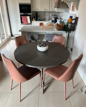 Tavolo Tondo 120cm Allungabile Design - Calligaris