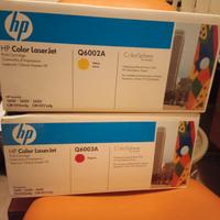 2x cartucce HP color laser jet toner