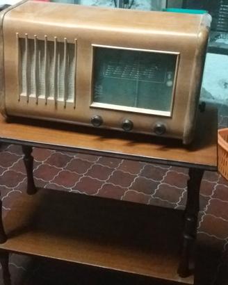 Radio Epoca Valvole + Tavolino