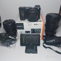KIT_Sony Alpha 6000 + ottiche + accessori
