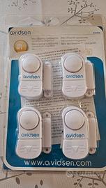 Kit 4 Mini Allarmi Magnetici Avidsen