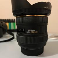 Sigma 10-20 attacco Nikon