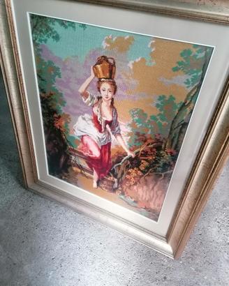 Quadro realizzato a mezzo punto