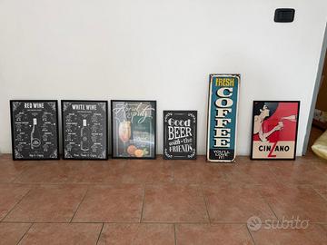 Quadri da arredo.
