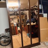 Specchiera con appendi abiti 