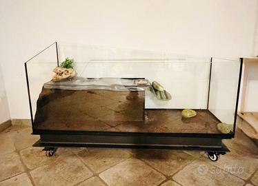 Tartarughiera Acquaterrario grande 140 x 50