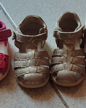 LOTTO 3 paia scarpe/sandali bimba taglia 20