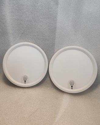 2 plafoniera a led per soffitto,con sensore di mov