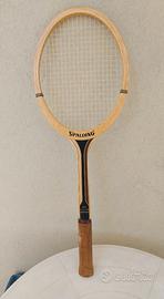 Racchetta da tennis vintage in legno SPALDING 102