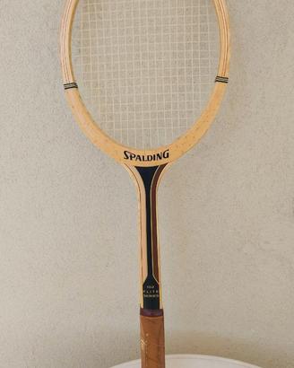 Racchetta da tennis vintage in legno SPALDING 102