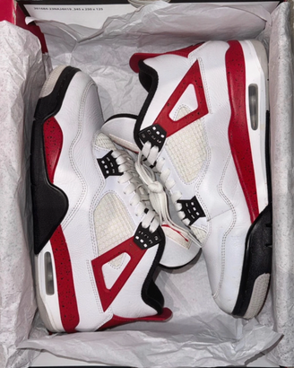 Jordan 4 Retro Red Cement | Taglia 43 | Come Nuove