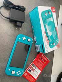 Nintendo Switch Lite azzurro con scontrino