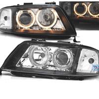 FARI AUDI A6 99-01 OCCHI ANGELI SFONDO NERO