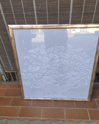 quadro lavorazione uncinetto