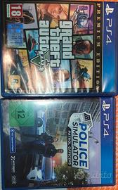 Police simulator PS4 + Gta5 PS4