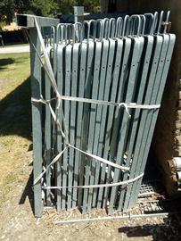 Recinzione metallica per abitazione