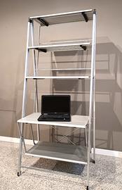 Scaffale a piani - postazione pc