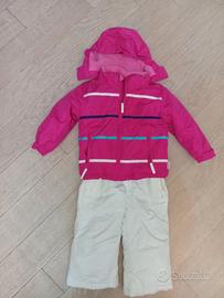 tuta sci bambina 2 anni