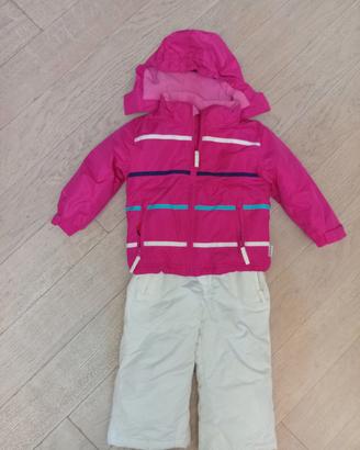tuta sci bambina 2 anni