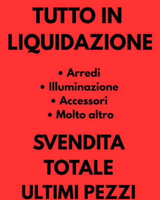 ARREDI, LUMINARIE, ACCESSORI, SANITARI NUOVI