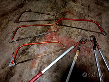 vari atrezzi per giardino 