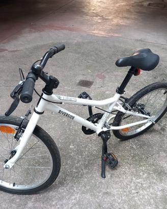 bicicletta bambino/a ruota 20" Riverside decathlon