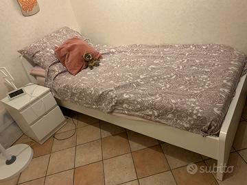 Letto Ikea Askvoll 90*200 con materasso matrand