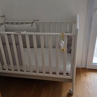 Lettino + Comodino Fasciatoio