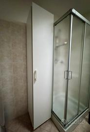 Mobile colonna bagno bianco