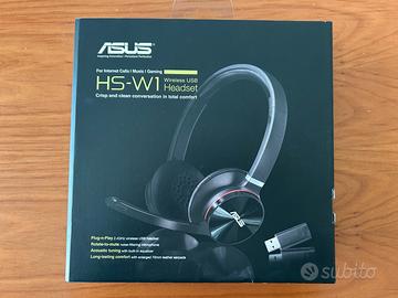 Cuffie Asus HS-W1 wireless  e custodia