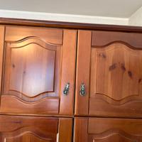 Armadio a 5 ante in legno massello