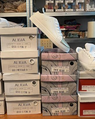 Lotto 14 paia di scarpe donna nuove vari numeri