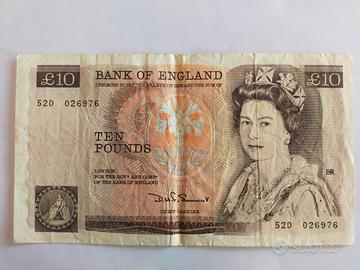 10 pound inglesi 