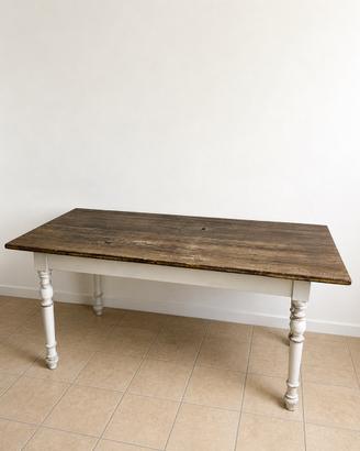 Tavolo legno stile rustico/vintage