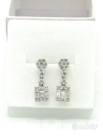 Orecchini in oro bianco 18 kt