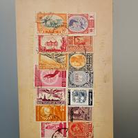 Lotto francobolli Siam/Thailandia anni '50