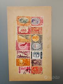 Lotto francobolli Siam/Thailandia anni '50