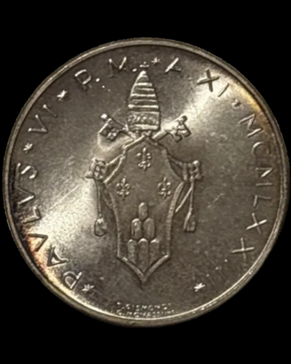 500 d'argento Lire Città del Vaticano 1972 MSPL