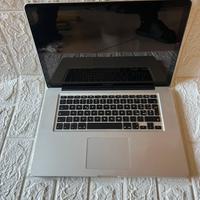 MacBook Pro 15 pollici metà 2012 non funzionante