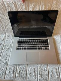 MacBook Pro 15 pollici metà 2012 non funzionante