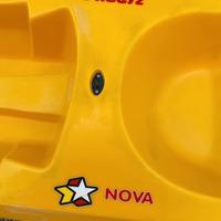 Kayak biposto Nova Zippy 2, carrello e salvagente