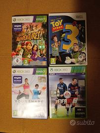 giochi vari Xbox 360 e wii in blocco a 5 eur