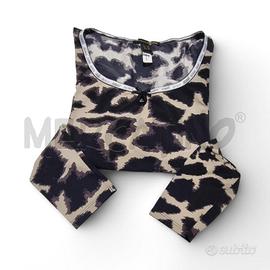 MAGLIA DONNA MACULATA JUST CAVALLI MANICA LUNGA